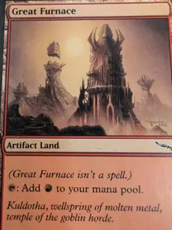 1x Great Furnace MTG Mirrodin Regular MP - Image 11