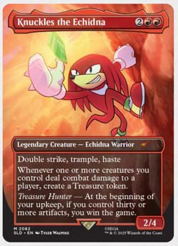 🌟 Knuckles the Echidna 2082 - Sonic Secret Lair MTG PRESALE Non Foil 🌟 - Image 2
