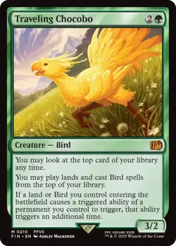 Traveling Chocobo Final Fantasy Foil - Image 1