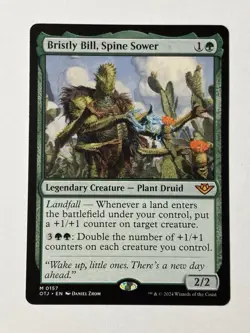 BRISTLY BILL, SPINE SOWER Outlaws Of Thunder Junction Magic MTG MNT Never Played - Image 1