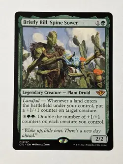 BRISTLY BILL, SPINE SOWER Outlaws Of Thunder Junction Magic MTG MNT Never Played - Image 3