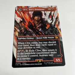 Clive, Ifrit's Dominant (Borderless-Base)-Non Foil MTG Final Fantasy-2Cards-READ - Image 1