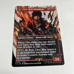 Clive, Ifrit's Dominant (Borderless-Base)-Non Foil MTG Final Fantasy-2Cards-READ - Image 22