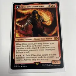 Clive, Ifrit's Dominant (Borderless-Base)-Non Foil MTG Final Fantasy-2Cards-READ - Image 7
