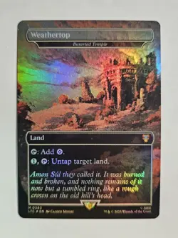 Weathertop - Deserted Temple Commander: the Lord of the Rings Lp - Image 1