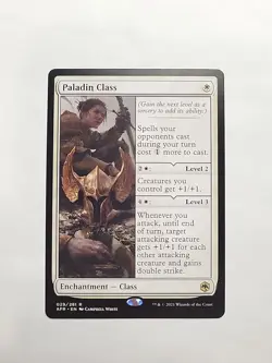 MTG - Paladin Class _ AFR Regular Rare #029 - Image 4