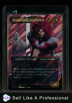 MAGIC TRANCE KUJA, FATE DEFIED SURGE FOIL 0544 FINAL FANTASY WINGED ANGEL MTG - Image 1