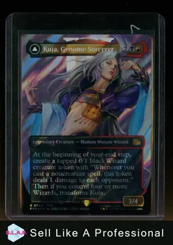 MAGIC TRANCE KUJA, FATE DEFIED SURGE FOIL 0544 FINAL FANTASY WINGED ANGEL MTG - Image 2