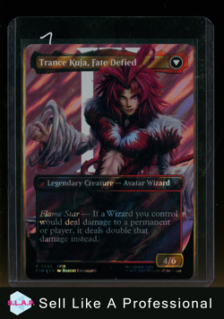 MAGIC TRANCE KUJA, FATE DEFIED SURGE FOIL 0544 FINAL FANTASY WINGED ANGEL MTG - Image 3