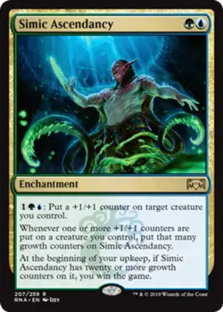 1 x Simic Ascendancy - Ravnica Allegiance - Light Play - MTG - Image 1