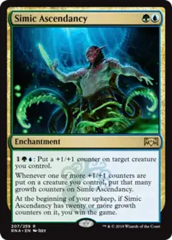 1 x Simic Ascendancy - Ravnica Allegiance - Light Play - MTG - Image 2
