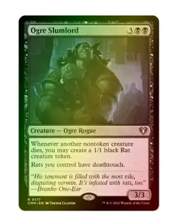 Ogre Slumlord Foil Commander Masters MTG - Image 1