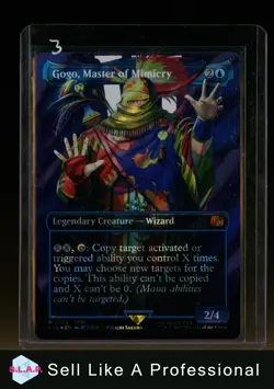 MAGIC GOGO, MASTER OF MIMICRY SURGE FOIL 0522 FINAL FANTASY WINGED ANGEL MTG - Image 1