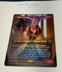 Magic the Gathering MTG Seifer Almasy x1 Rare B'less FOIL Card NM/M - Image 3