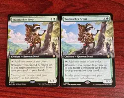 Trailtracker Scout - X2 EXTENDED ART - MTG 68 Bloomburrow Commander - NM - Image 1