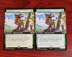 Trailtracker Scout - X2 EXTENDED ART - MTG 68 Bloomburrow Commander - NM - Image 2