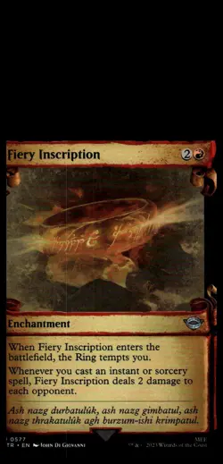 Fiery Inscription (Showcase Scrolls) #577 - - Image 3