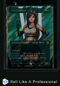 MAGIC TIFA LOCKHART SURGE FOIL 0536 FINAL FANTASY WINGED ANGEL MTG - Image 3