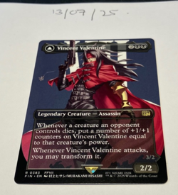 Magic the Gathering MTG Vincent Valentine x1 Rare B'less Card NM/M - Image 3