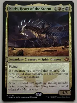 MTG Tarkir: Dragonstorm Neriv Legendary Creature MYTHIC FOIL #0210 - Image 1