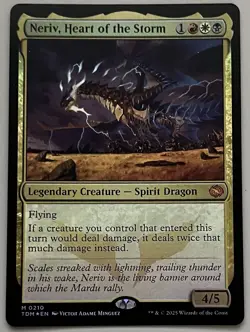 MTG Tarkir: Dragonstorm Neriv Legendary Creature MYTHIC FOIL #0210 - Image 7