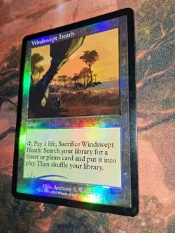 MTG Windswept Heath Foil Onslaught HP - Image 3