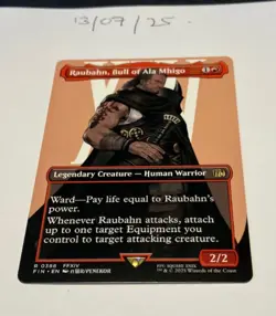 Magic the Gathering MTG Raubahn, Bull of Ala Mhigo x1 Rare B'less Card NM/M - Image 1