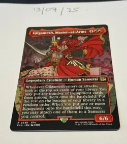 Magic the Gathering MTG Gilgamesh, Master-at-Arms x1 Rare B'less Card NM/M - Image 1