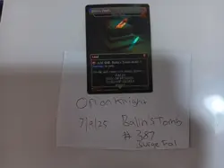 MTG Lord of the Rings LTC 387 Balin's Tomb (Ancient Tomb) Surge Foil - Image 1