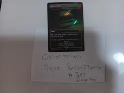 MTG Lord of the Rings LTC 387 Balin's Tomb (Ancient Tomb) Surge Foil - Image 4