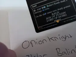 MTG Lord of the Rings LTC 387 Balin's Tomb (Ancient Tomb) Surge Foil - Image 6