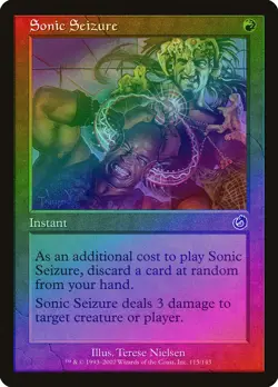 Sonic Seizure FOIL Torment PLD Red Common MAGIC THE GATHERING CARD ABUGames - Image 2