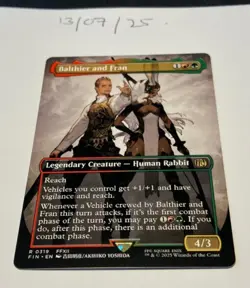 Magic the Gathering MTG Balthier and Fran x1 Rare B'less Card NM/M - Image 1