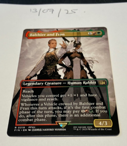 Magic the Gathering MTG Balthier and Fran x1 Rare B'less Card NM/M - Image 2