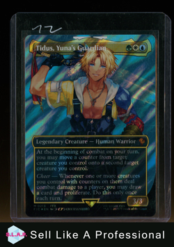 MAGIC TIDUS, YUNA'S GUARDIAN SURGE FOIL 0213 FINAL FANTASY WINGED ANGEL MTG - Image 3