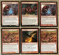 75 Cards RAKDOS Devil VICTIM Devil DECK ZUZOTH Sacrifice Hellfire Bright Magic MTG - Image 6