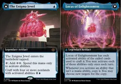 MTG The Enigma Jewel // Locus of Enlightenment - Foil - Extended Art, The Lost C - Image 2