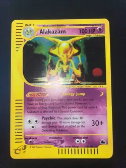 PSA 7 Alakazam H1/H32 Skyridge Holo Pokemon Card NEARMINT Eng - Image 6