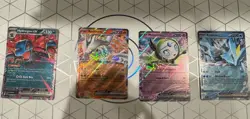 Pokemon Black bolt White Flare Ex lot 4 Cards English - Image 1