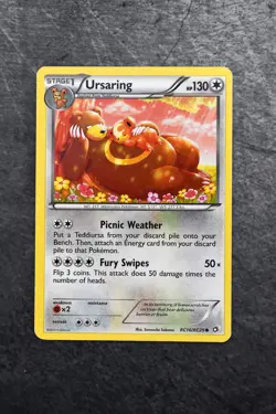 Pokemon TCG - Ursaring RC16/RC25 - Legendary Treasures - Holo Common LP - Image 1