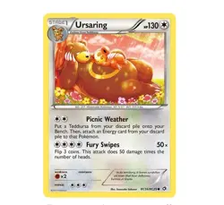 Pokemon TCG - Ursaring RC16/RC25 - Legendary Treasures - Holo Common LP - Image 3