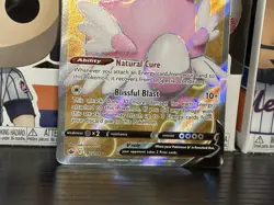 Pokemon TCG Sword & Shield Full Art - Blissey V #182/198 - Ultra Rare Card - Image 3