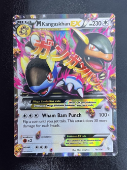 Pokemon TCG M Kangaskhan EX 79/106 Flashfire Holo Lightly Played (LP) - Image 4