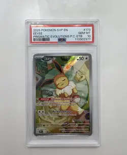 PSA 10 Eevee 173 Pokemon Center Stamp Promo Prismatic Evolutions TCG Gem Mint - Image 3