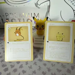 Achu (10/25) & Blesschu (11/25) 1st Edition PokeDerp Fan Art Pokemon Card NM - Image 1