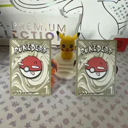 Achu (10/25) & Blesschu (11/25) 1st Edition PokeDerp Fan Art Pokemon Card NM - Image 2
