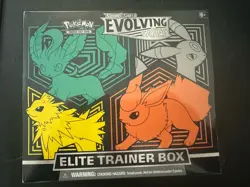 Pokémon TCG Sword & Shield Evolving Skies ETB Factory Sealed/New(hole In Seal) - Image 1