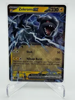Pokemon TCG Zekrom ex 034/086 SV: Black Bolt Double Rare, NM/M - Image 1