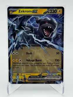 Pokemon TCG Zekrom ex 034/086 SV: Black Bolt Double Rare, NM/M - Image 2