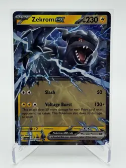 Pokemon TCG Zekrom ex 034/086 SV: Black Bolt Double Rare, NM/M - Image 6